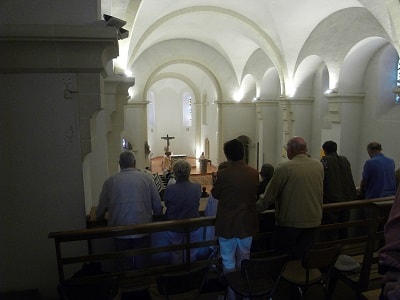 Messe à l'abbaye Notre Dame des Neiges